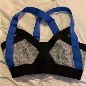 Racer back unpadded sports bra